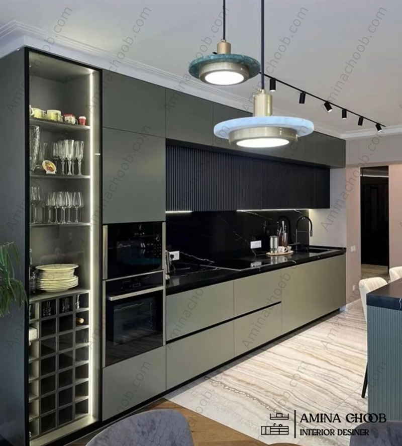 کابینت هایگلاس جدید