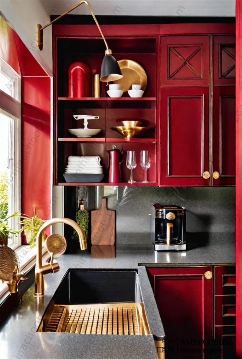 کابینت نئوکلاسیک نسکافه ای