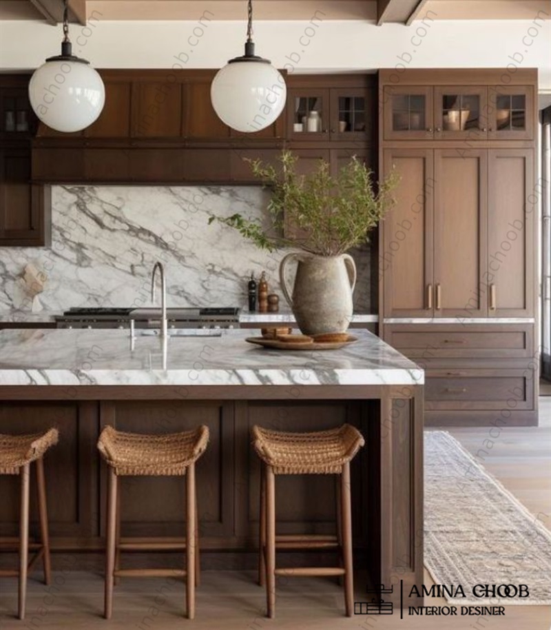 کابینت نئوکلاسیک نسکافه ای