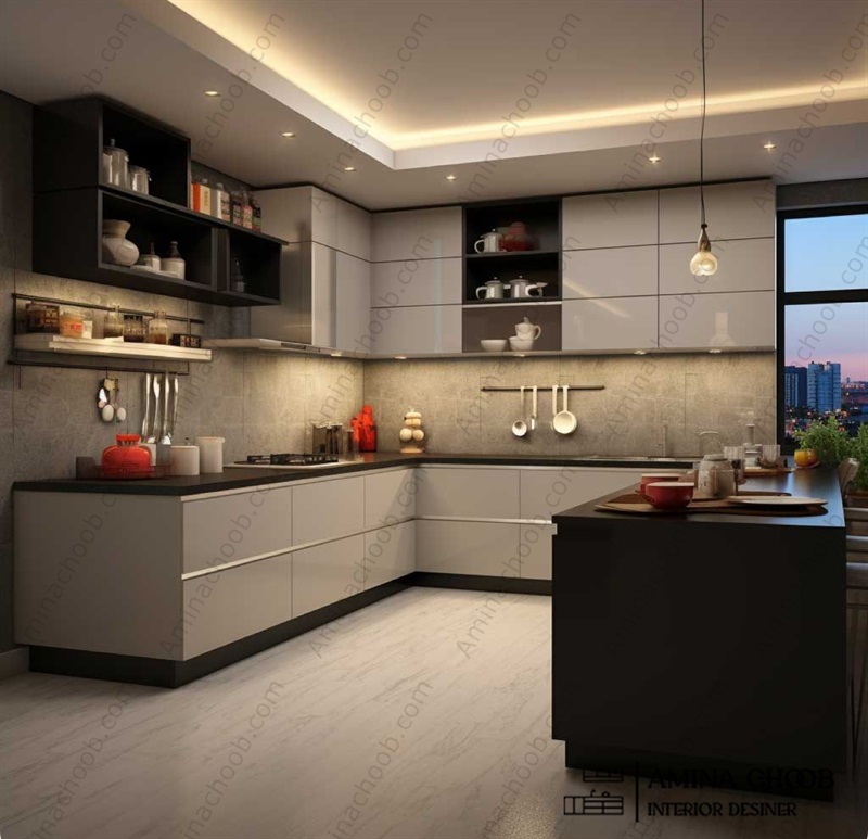 کابینت هایگلاس جدید