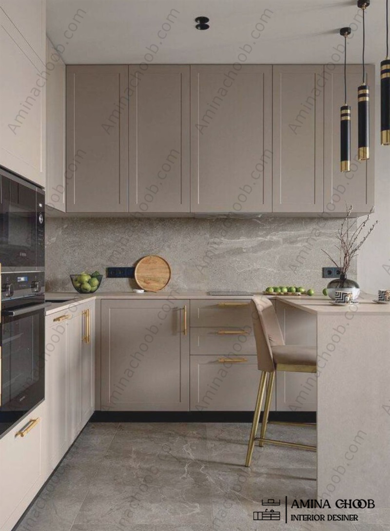 کابینت نئوکلاسیک نسکافه ای