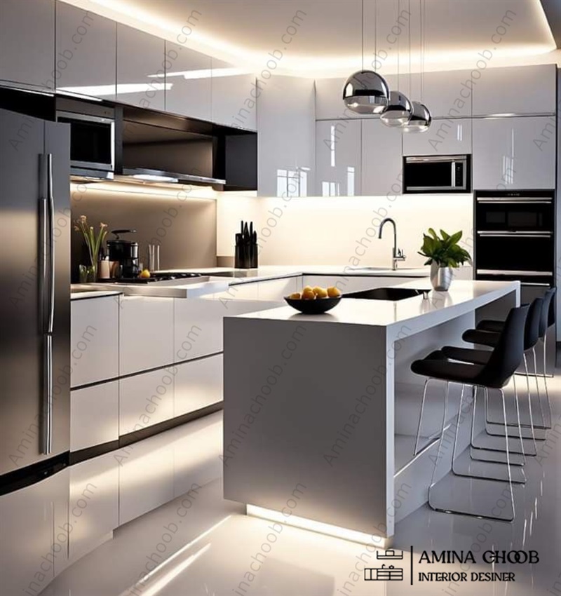 کابینت هایگلاس جدید