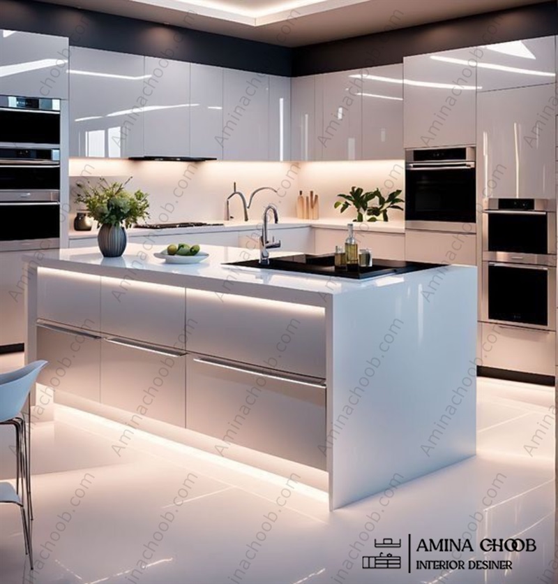 کابینت هایگلاس جدید