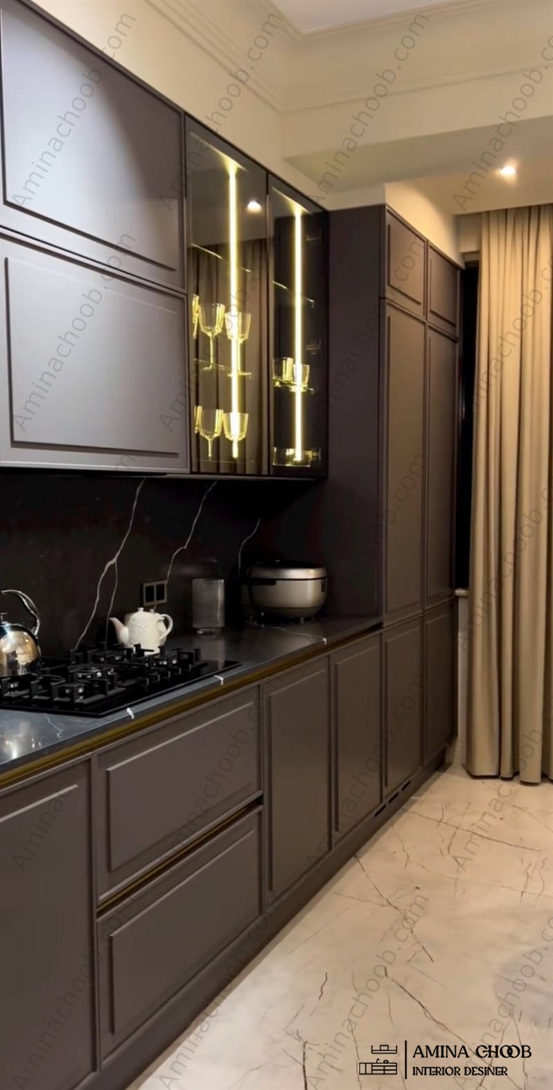 کابینت هایگلاس مات
