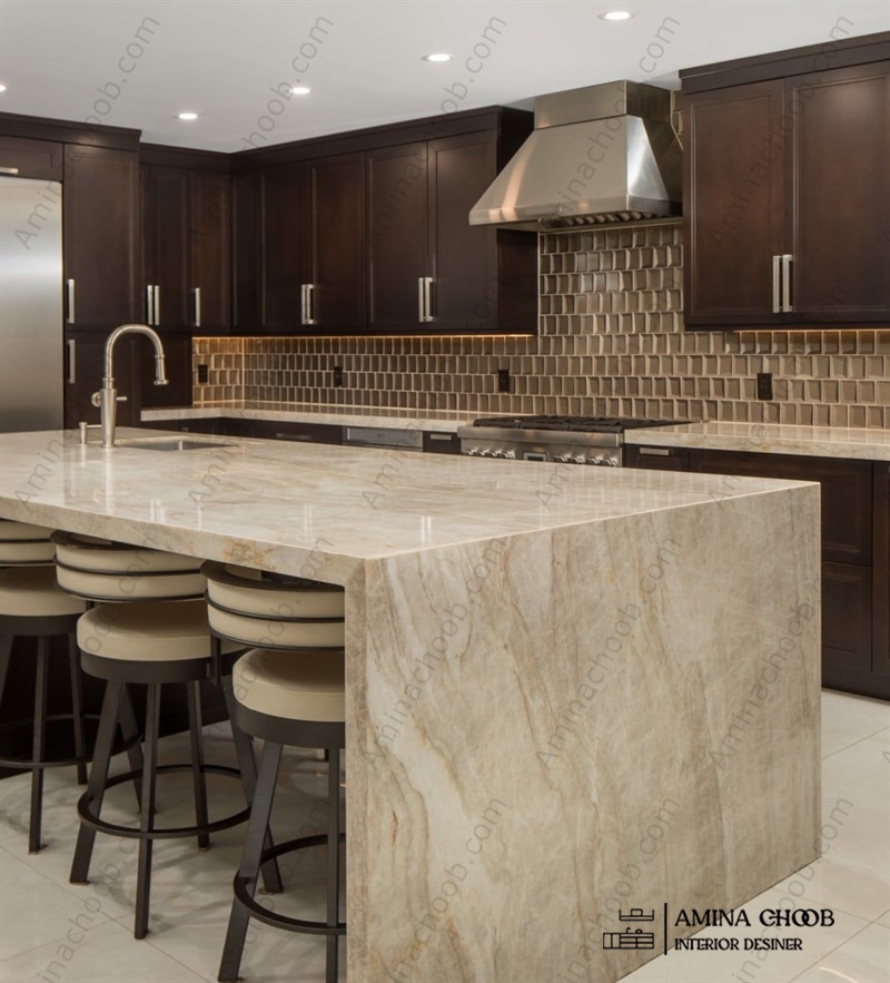 سنگ کوارتز برای صفحه کابینت