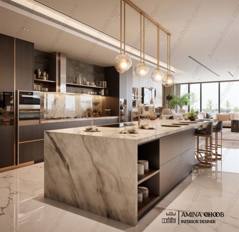 سنگ کوارتز برای صفحه کابینت