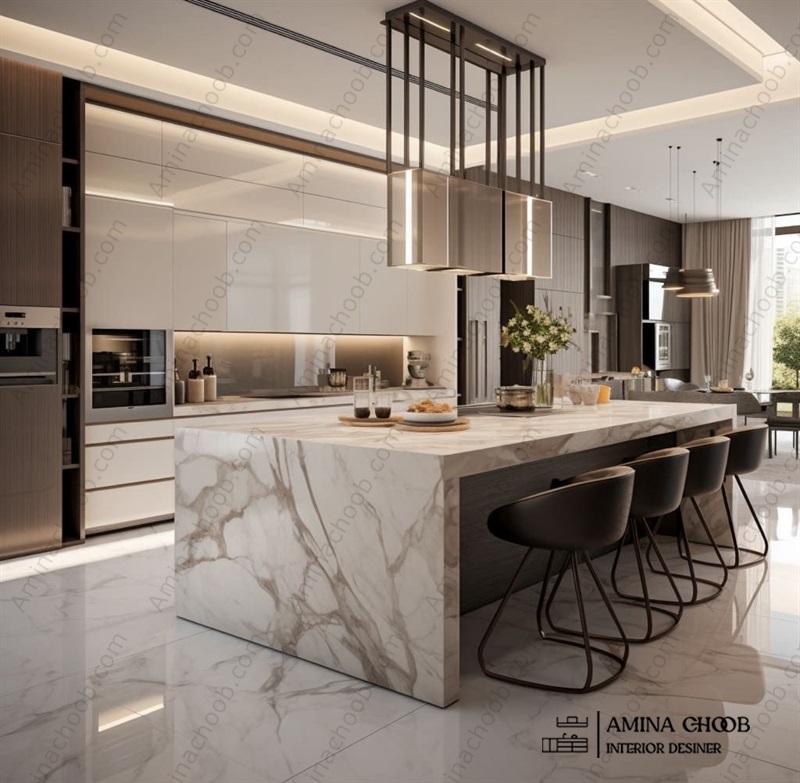 سنگ کوارتز برای صفحه کابینت