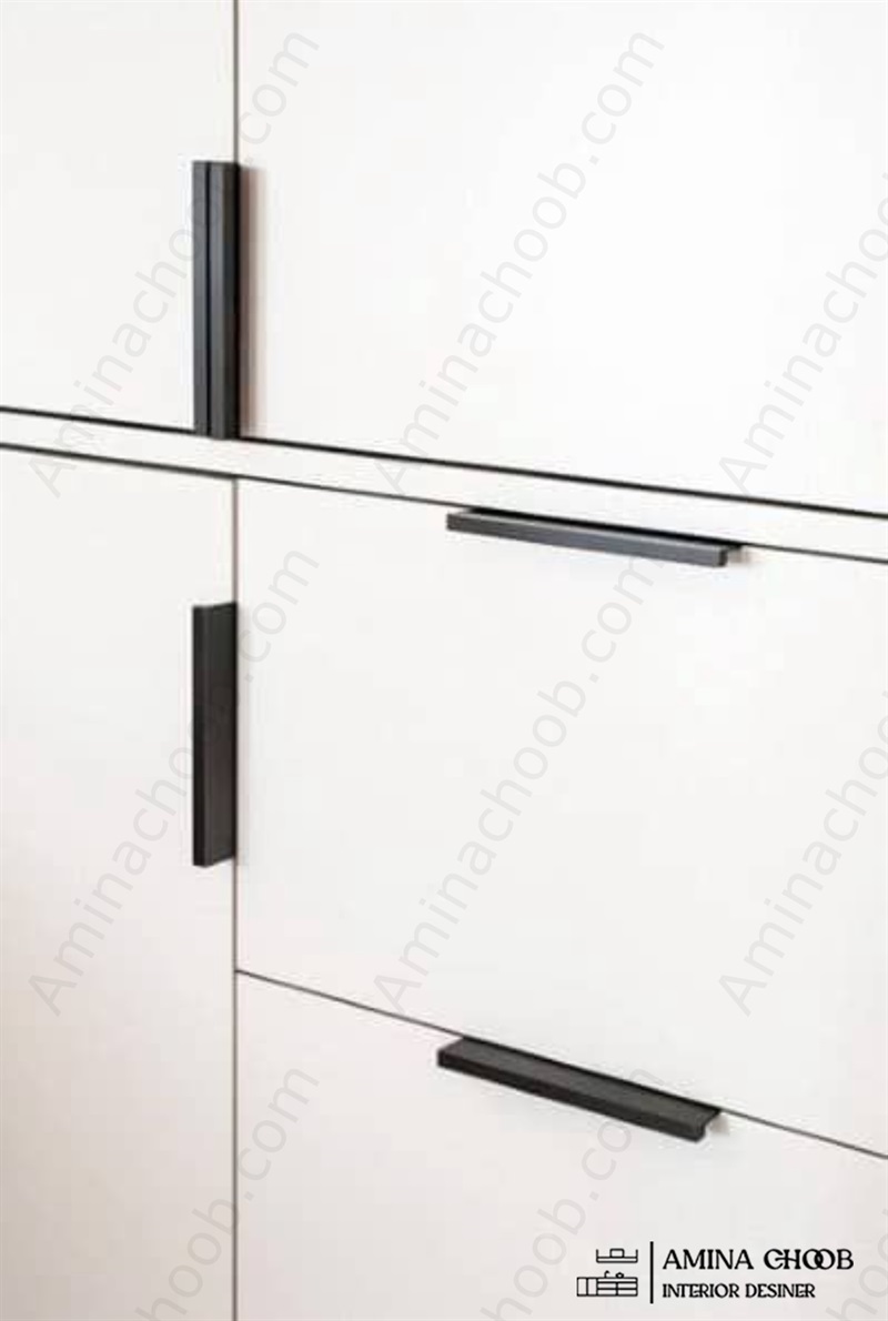 دستگیرههای زیبا برای تکمیل کابینتهای هایگلاس