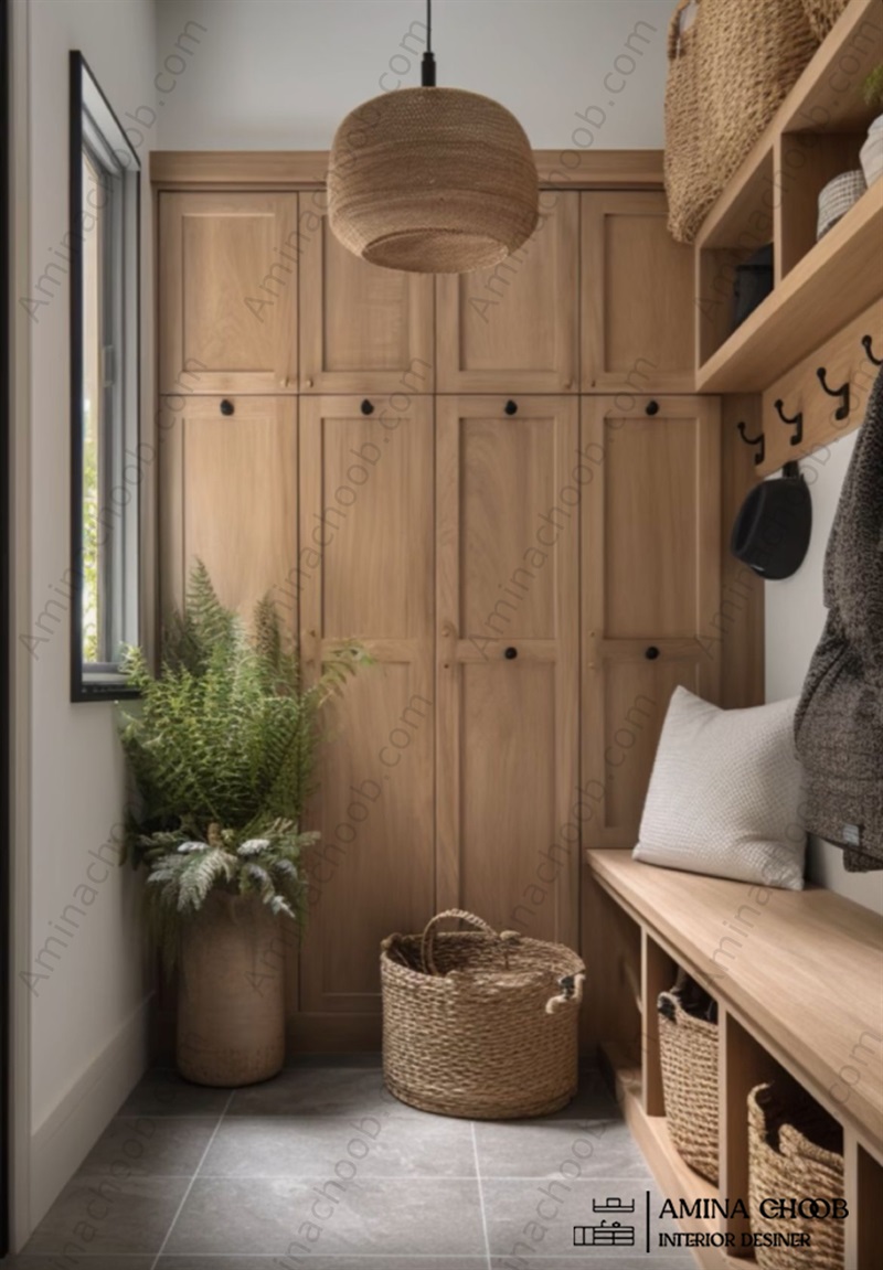 کمد دیواری چوبی