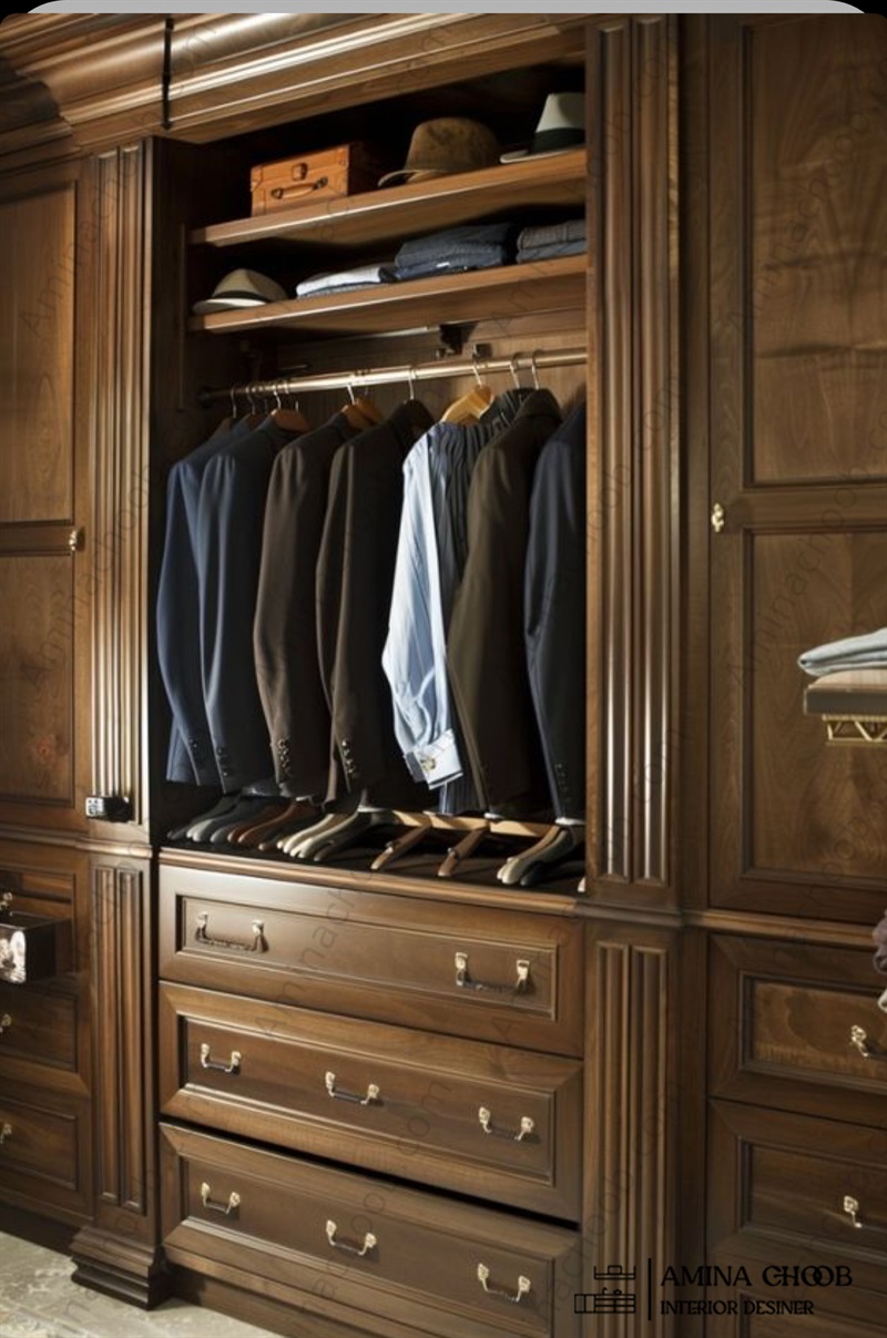 کمد دیواری چوبی