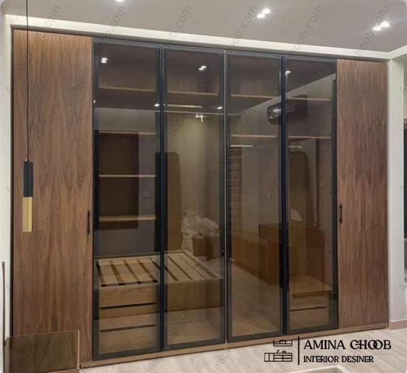 کمد دیواری دستگیره مخفی