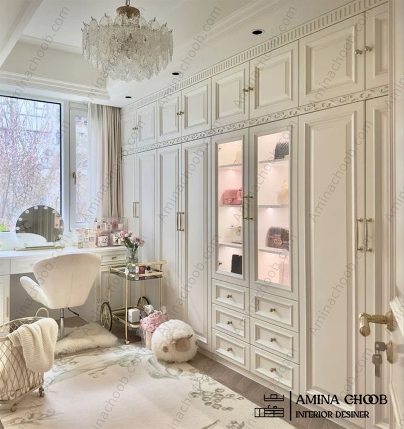 کمد دیواری چوبی