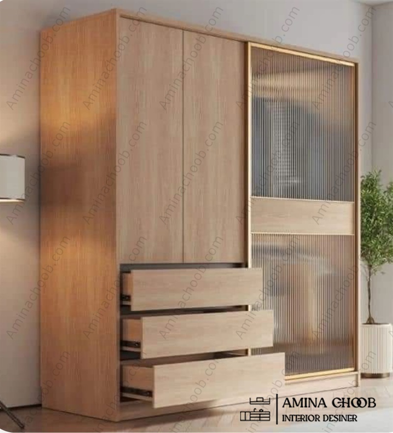 کمد دیواری دستگیره مخفی