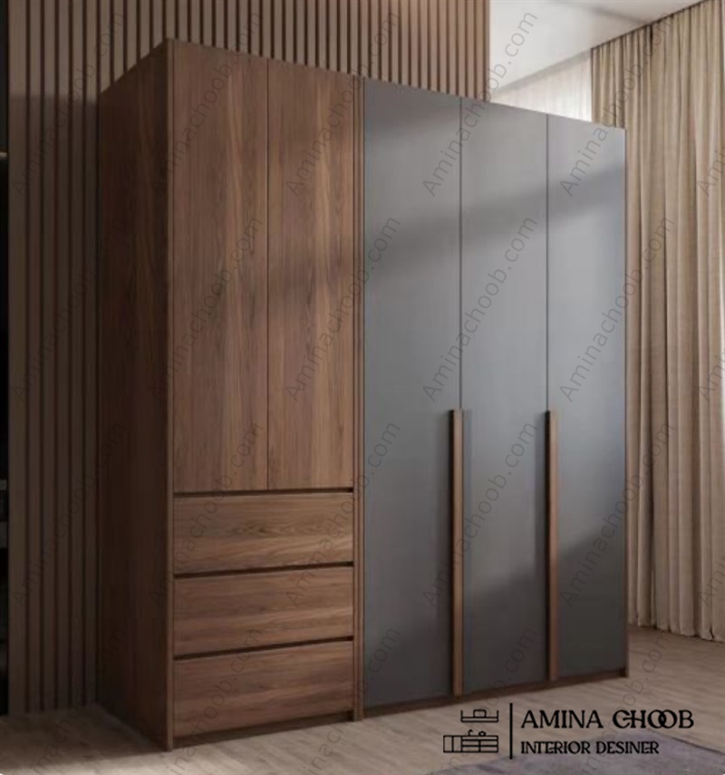 کمد دیواری دستگیره مخفی