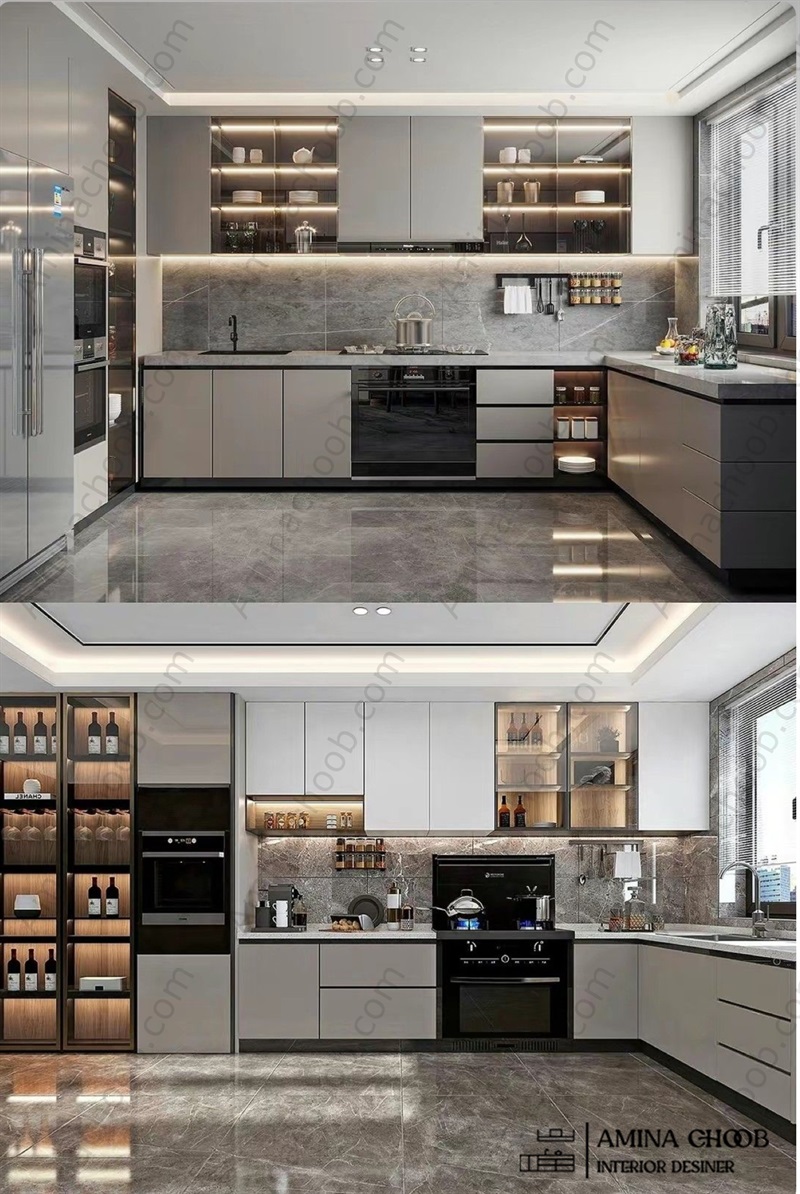 کابینت پلی لاک ، پلی گلاس و لمی گلاس