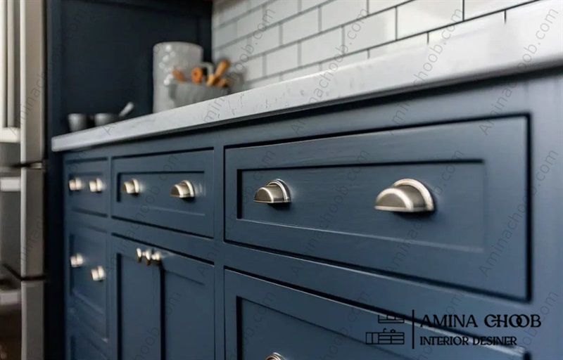 دستگیره کابینت نئوکلاسیک با جزئیات