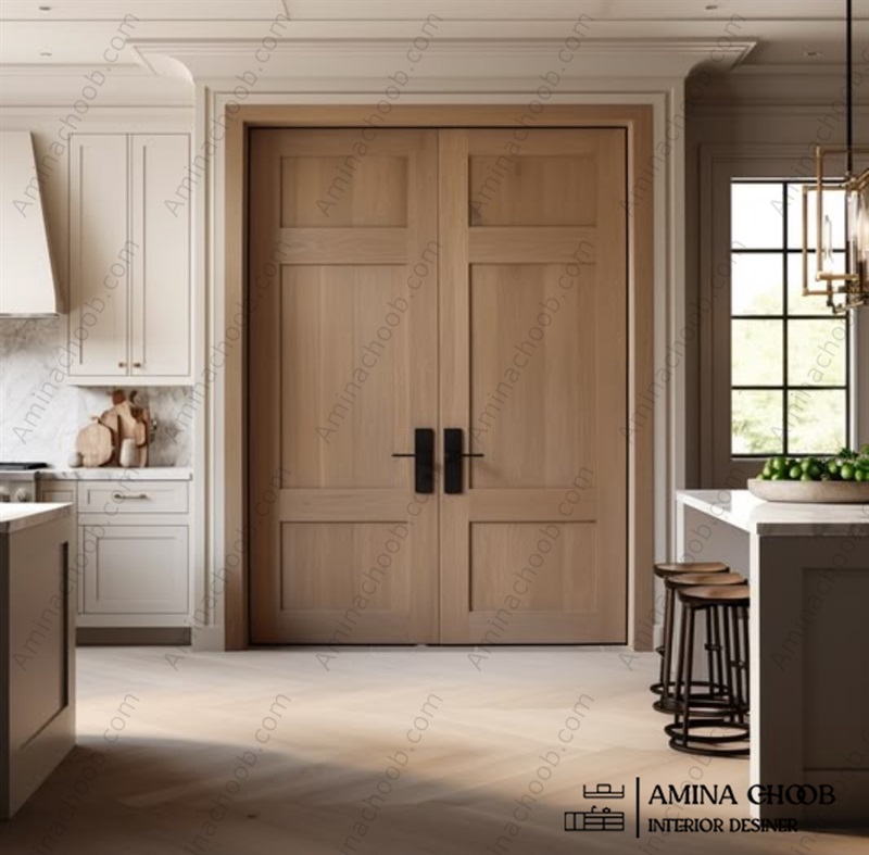 درب روکش چوب