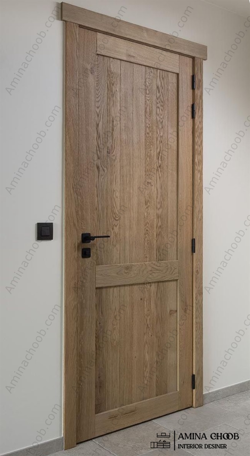 درب روکش چوب