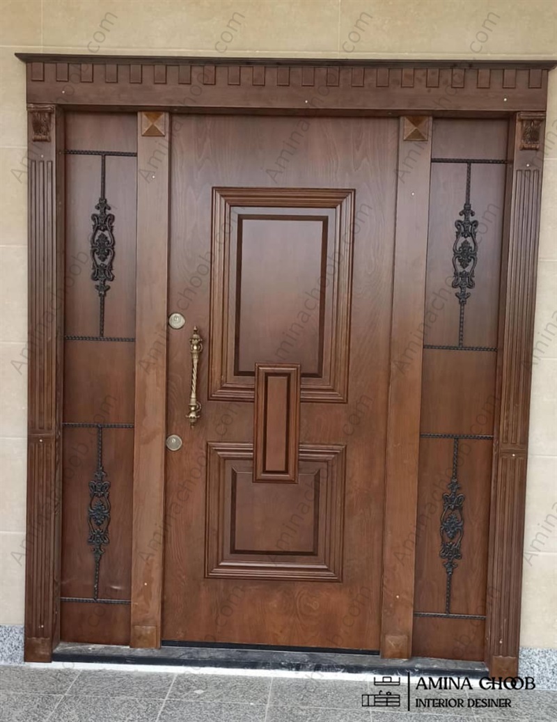 درب روکش چوب