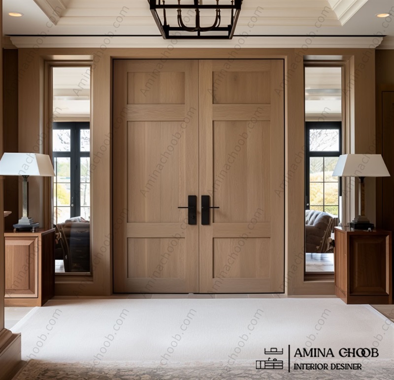 درب روکش چوب