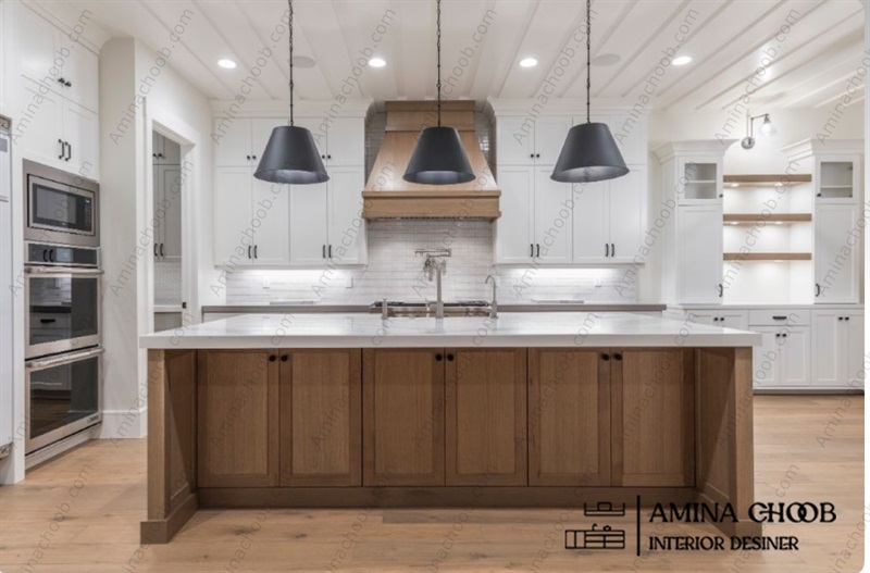 کابینت روکش چوب