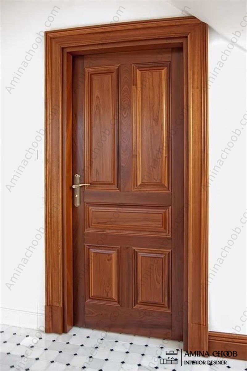 درب روکش چوب