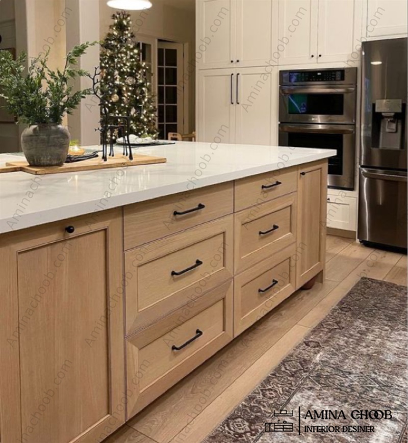 کابینت روکش چوب