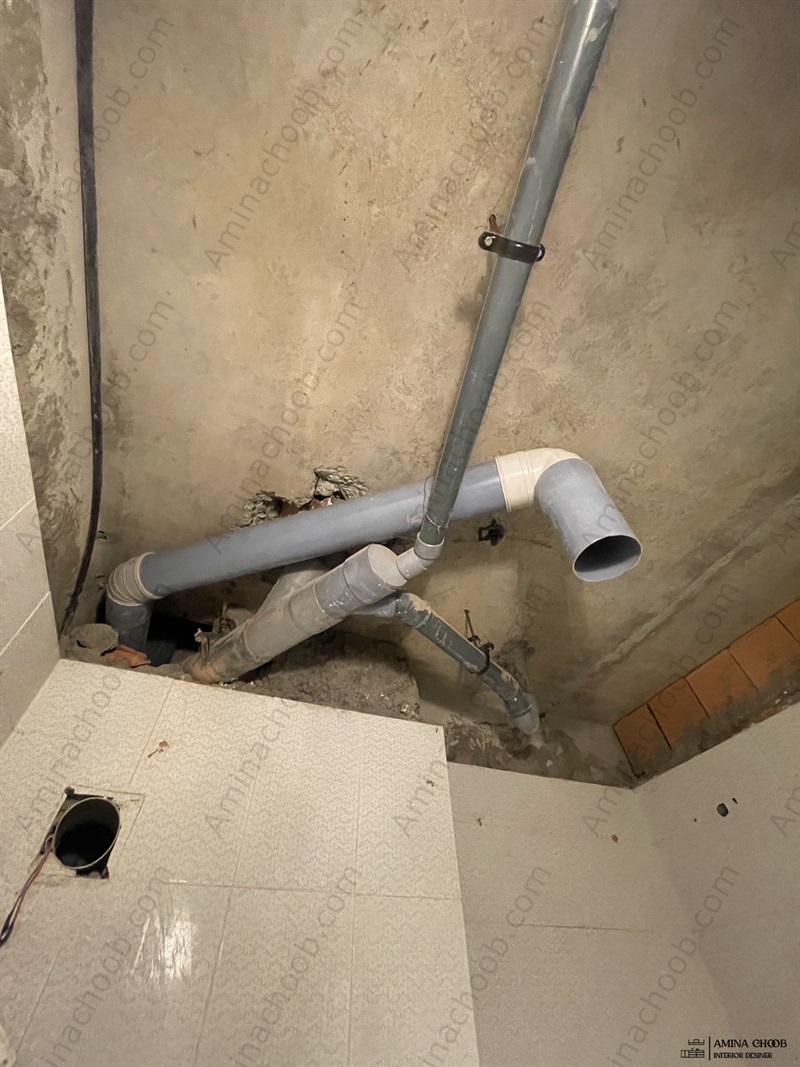 تعویض لوله فاضلاب