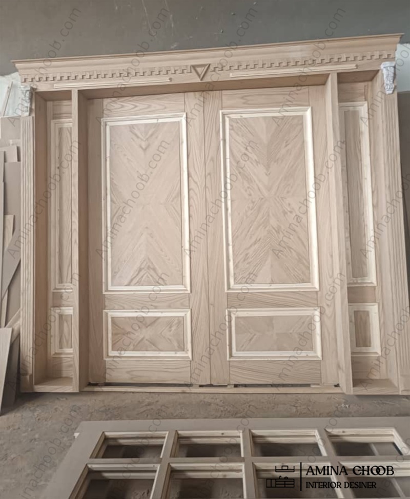 درب روکش چوب