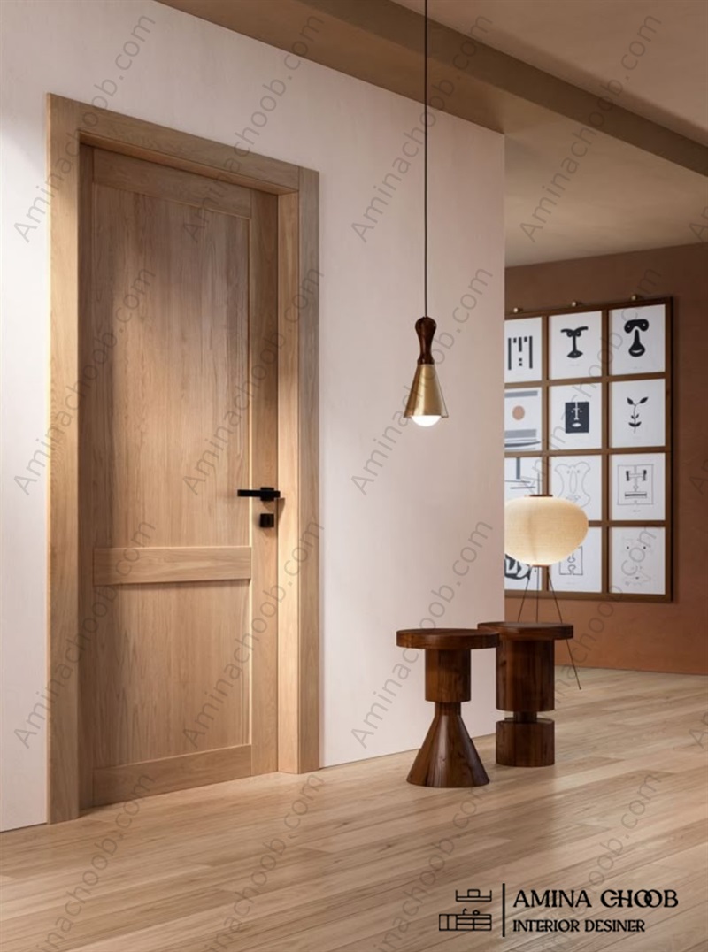 درب روکش چوب