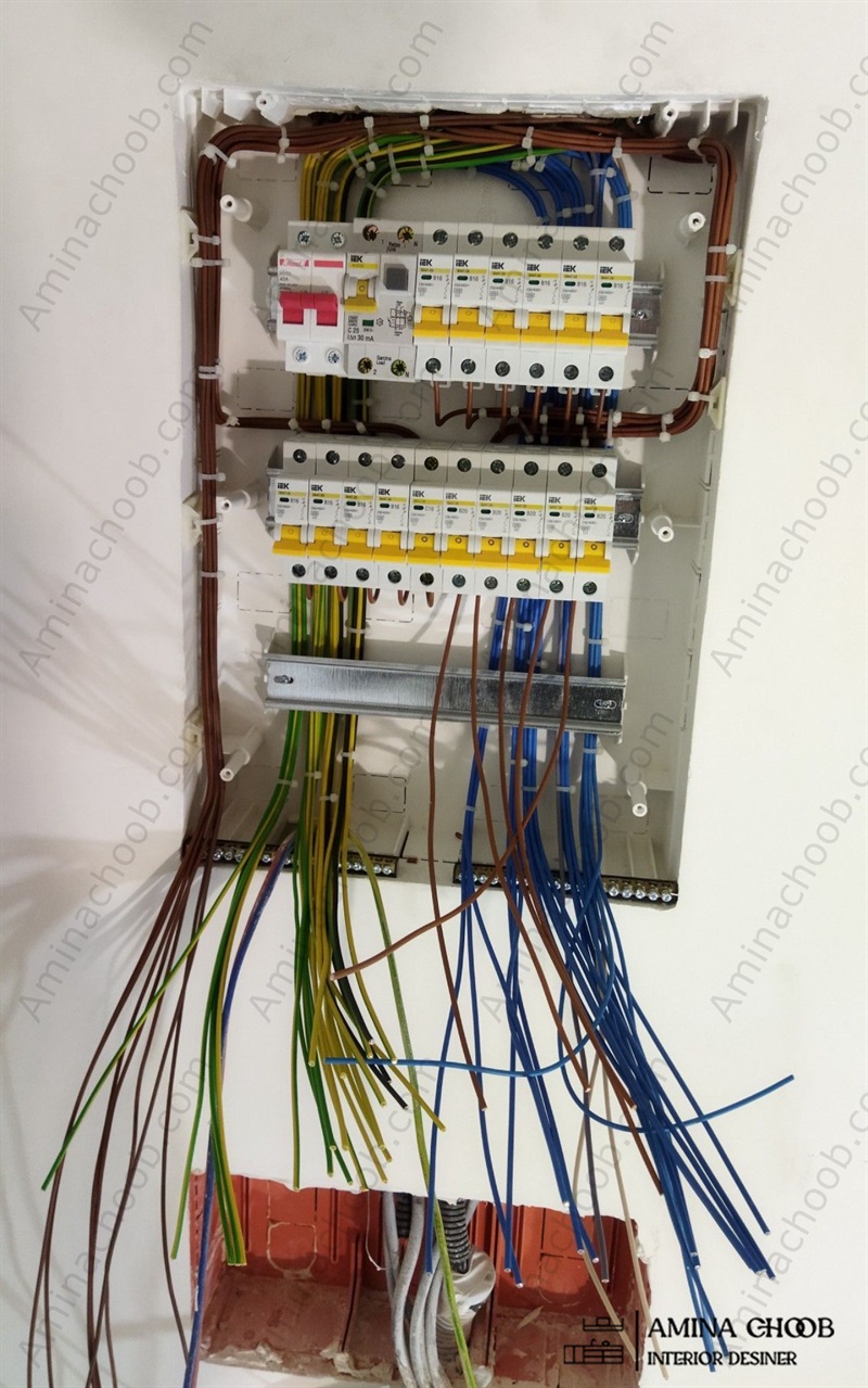 برقکاری، نورپردازی و سیم کشی ساختمان