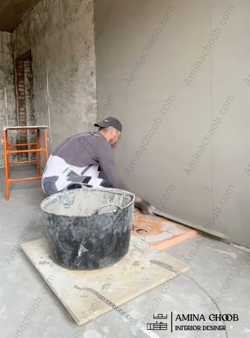 تخریب گچ کاری سیمانکاری