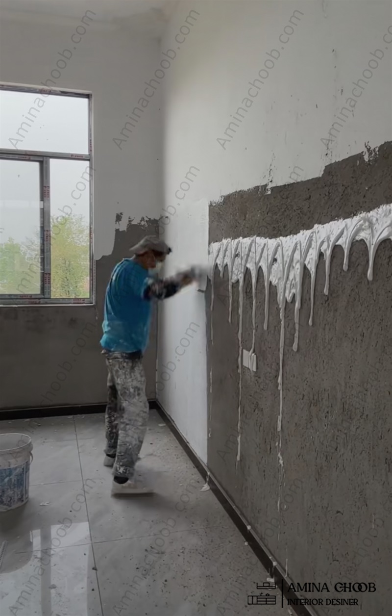 تخریب گچ کاری سیمانکاری