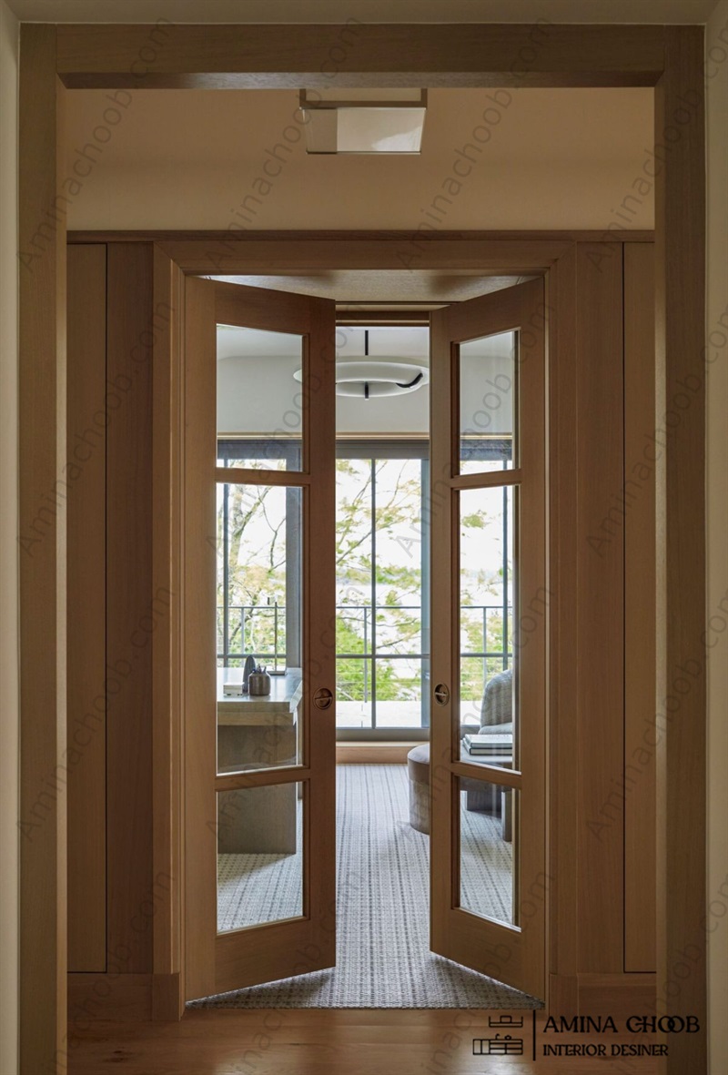 درب روکش چوب