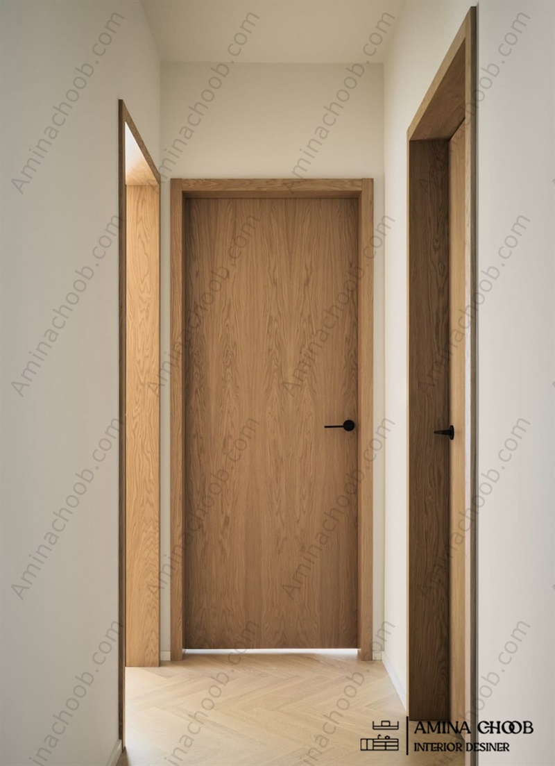 درب روکش چوب