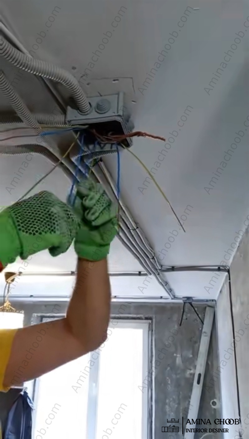 برقکاری، نورپردازی و سیم کشی ساختمان