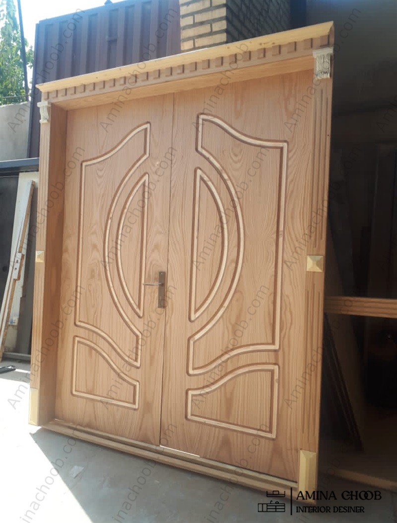 درب روکش چوب