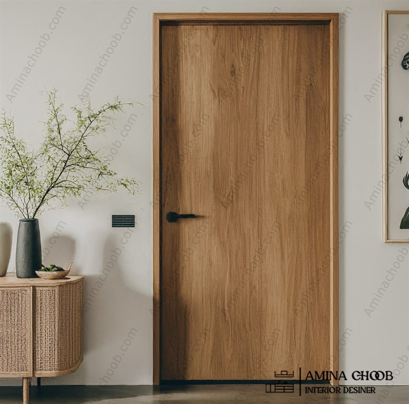 درب روکش چوب