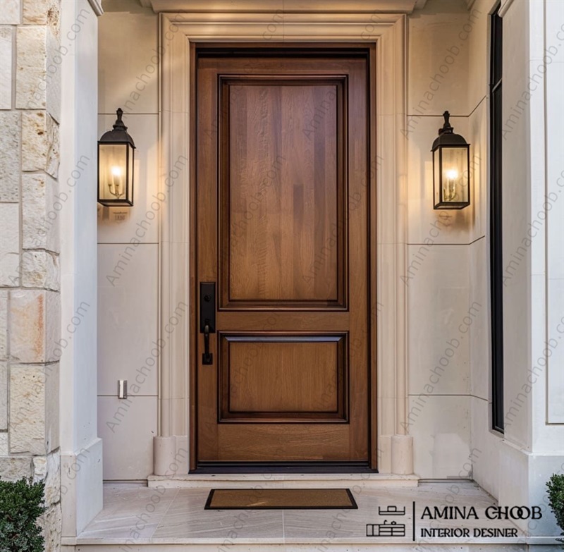 درب روکش چوب