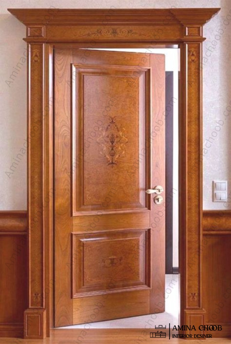 درب روکش چوب