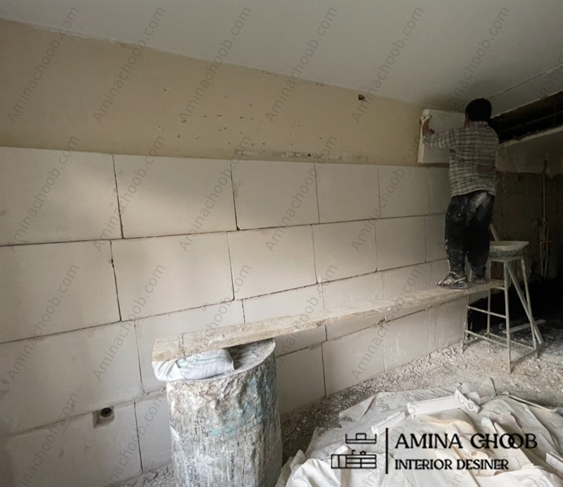 تخریب گچ کاری سیمانکاری