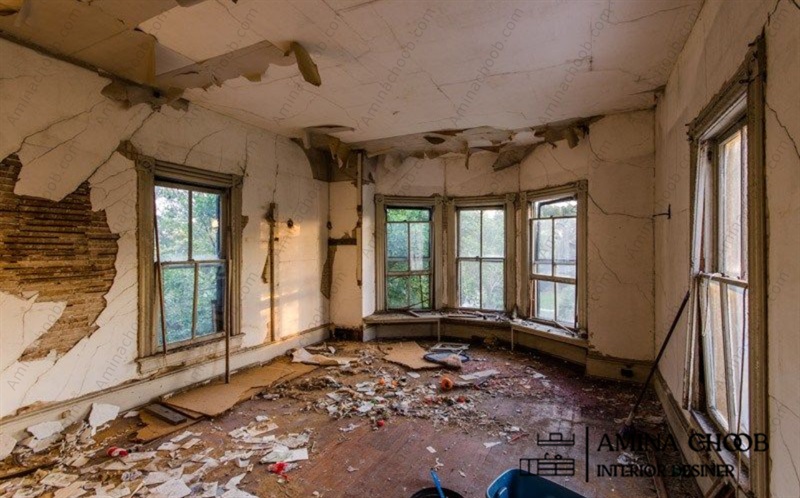 تخریب گچ کاری سیمانکاری