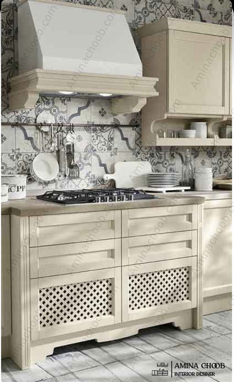 کابینت روکش چوب