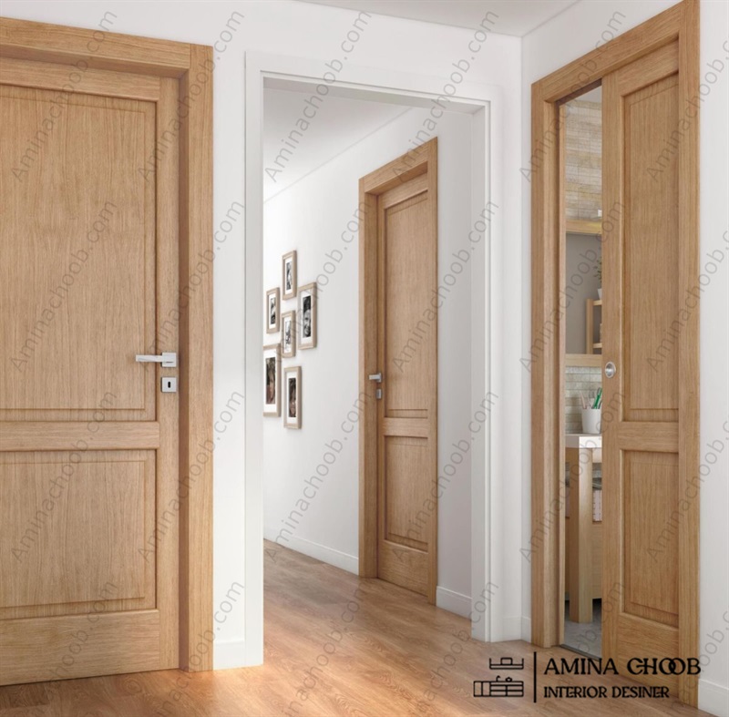 درب روکش چوب