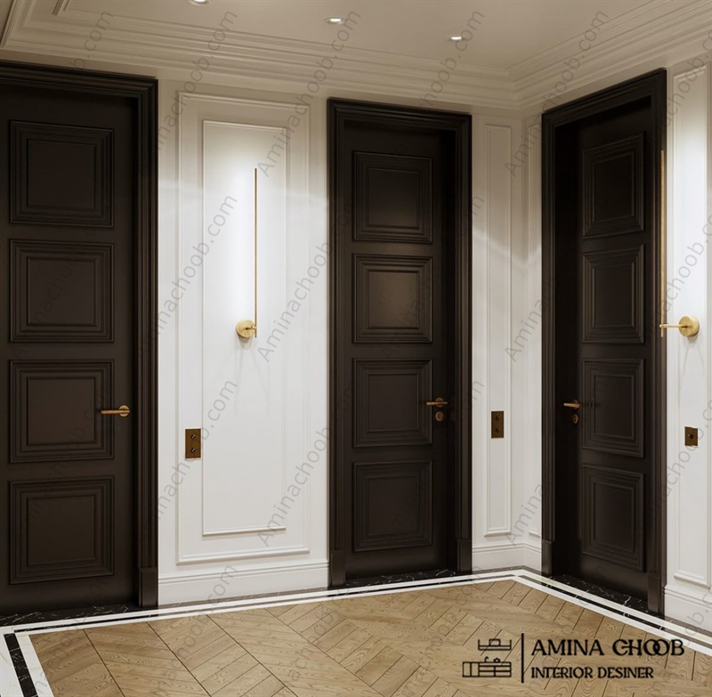 درب روکش چوب