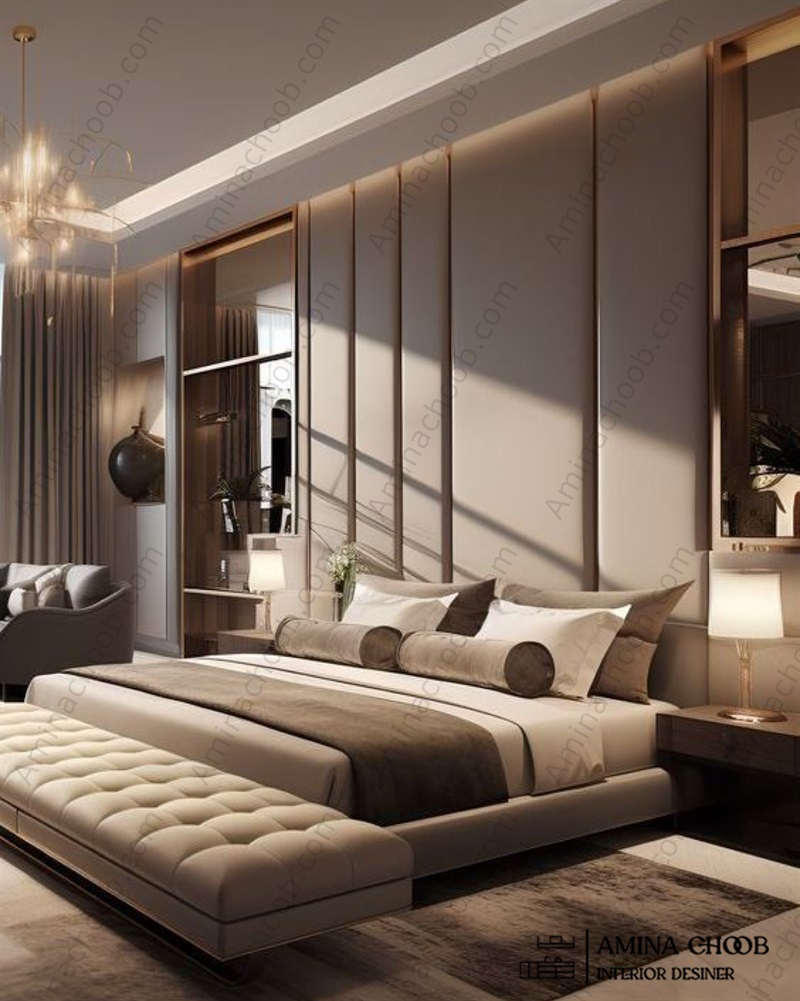 بازسازی اتاق خواب و دیوار کوب