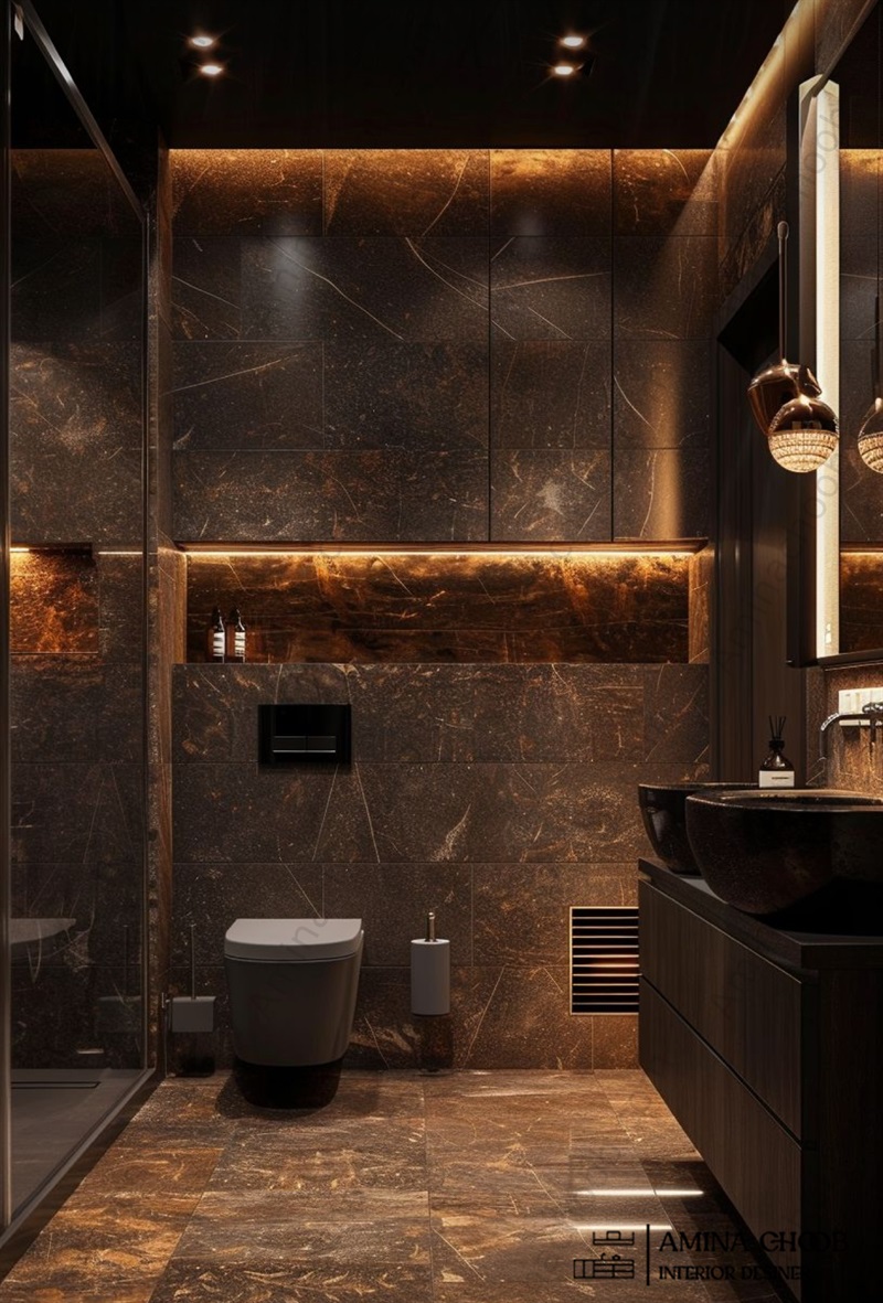 نورپردازی در بازسازی سرویس بهداشتی