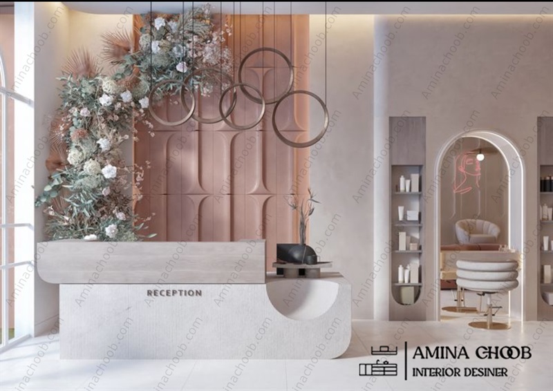 دکوراسیون مرکز زیبایی و آرایشگاه