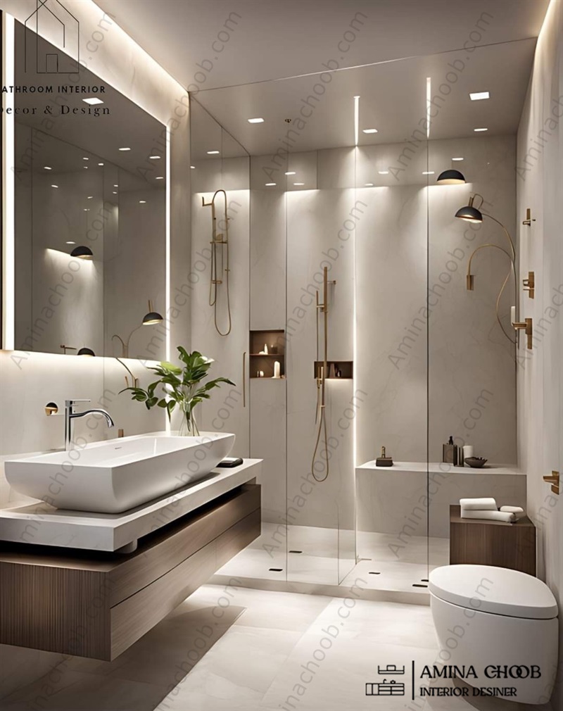 نصب شیرآلات و روشویی جدید در بازسازی