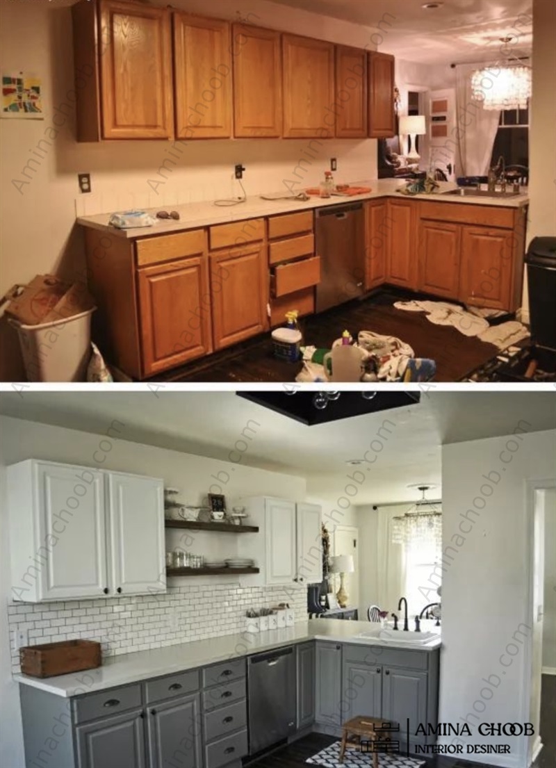 بازسازی آشپزخانه کوچک